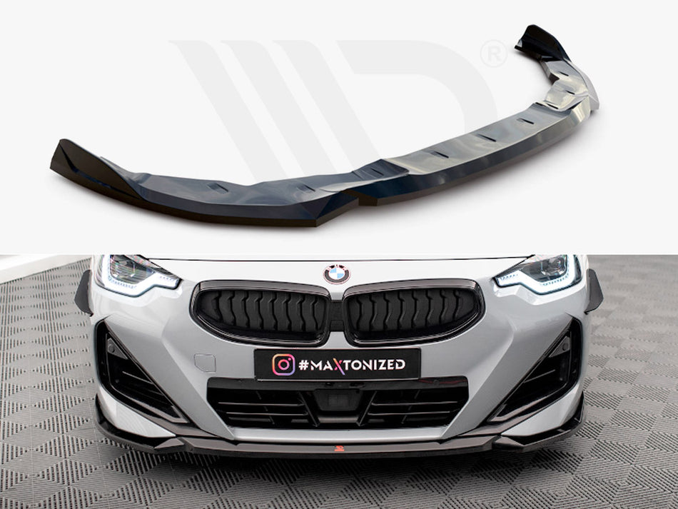 MAXTON DESIGN Front Splitter V.1 BMW 2 Coupe M-Pack / M240i G42