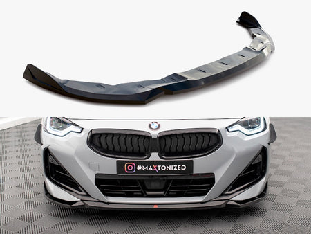 Maxton Design Front Splitter V.1 BMW 2 Coupe M-Pack / M240i G42 - BM-2-42-MPACK-FD1G - Image 1
