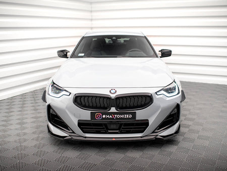 Maxton Design Front Splitter V.1 BMW 2 Coupe M-Pack / M240i G42 - BM-2-42-MPACK-FD1G - Image 3