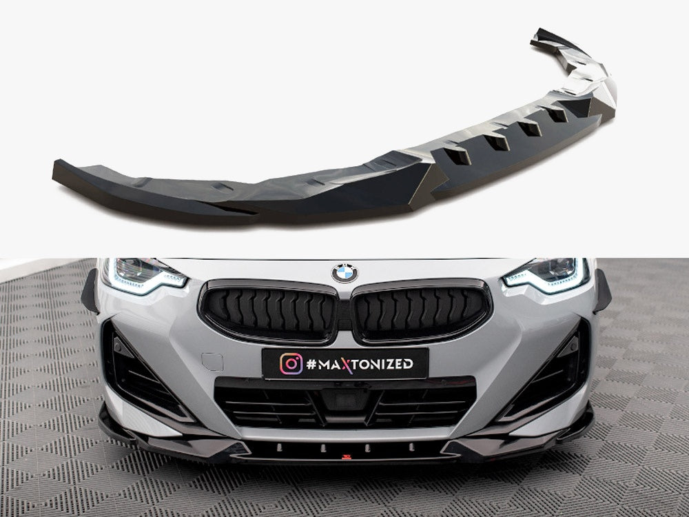 Maxton Design Front Splitter V.2 BMW 2 Coupe M-Pack / M240i G42 - BM-2-42-MPACK-FD2G - Image 1
