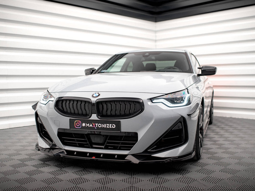 Maxton Design Front Splitter V.2 BMW 2 Coupe M-Pack / M240i G42 - BM-2-42-MPACK-FD2G - Image 2