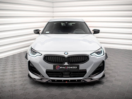 Maxton Design Front Splitter V.2 BMW 2 Coupe M-Pack / M240i G42 - BM-2-42-MPACK-FD2G - Image 3