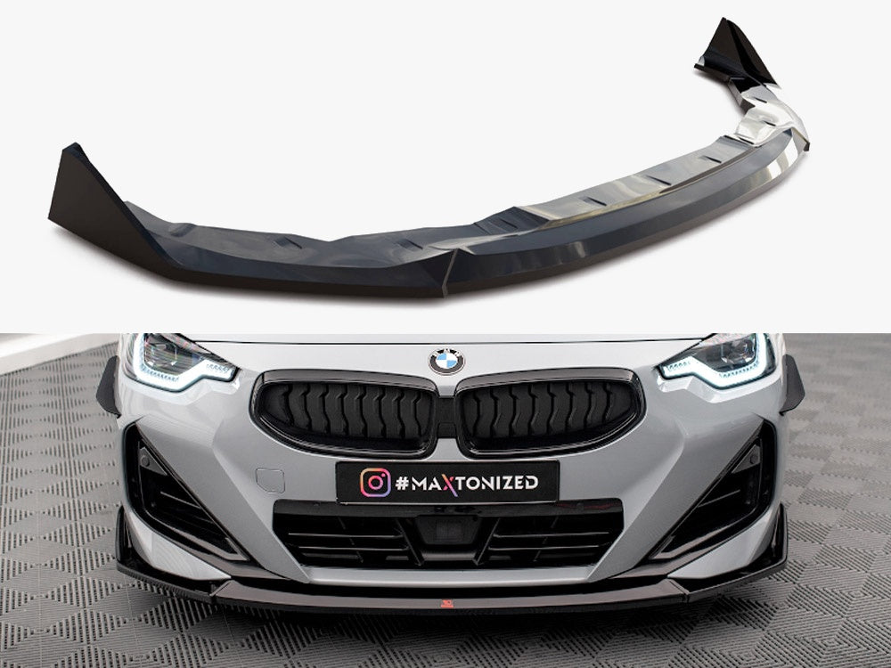 Maxton Design Front Splitter V.3 BMW 2 Coupe M-Pack / M240i G42 - BM-2-42-MPACK-FD3G - Image 1