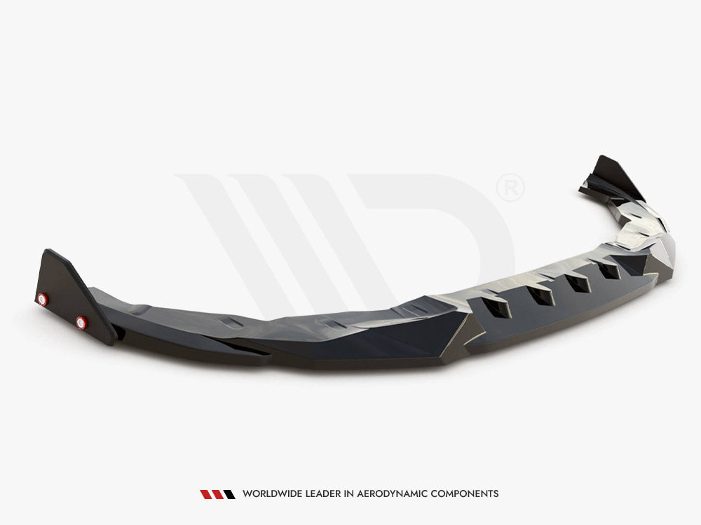 Maxton Design Front Splitter V.2 + Flaps BMW 2 Coupe M-Pack / M240i G42 - BM-2-42-MPACK-FD2G+FSF1B - Image 5