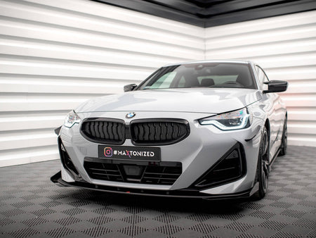 Maxton Design Street PRO Front Splitter + Flaps BMW 2 Coupe M-Pack / M240i G42 - BM242MPACKCNC-FD1B+FSF1G - Image 2