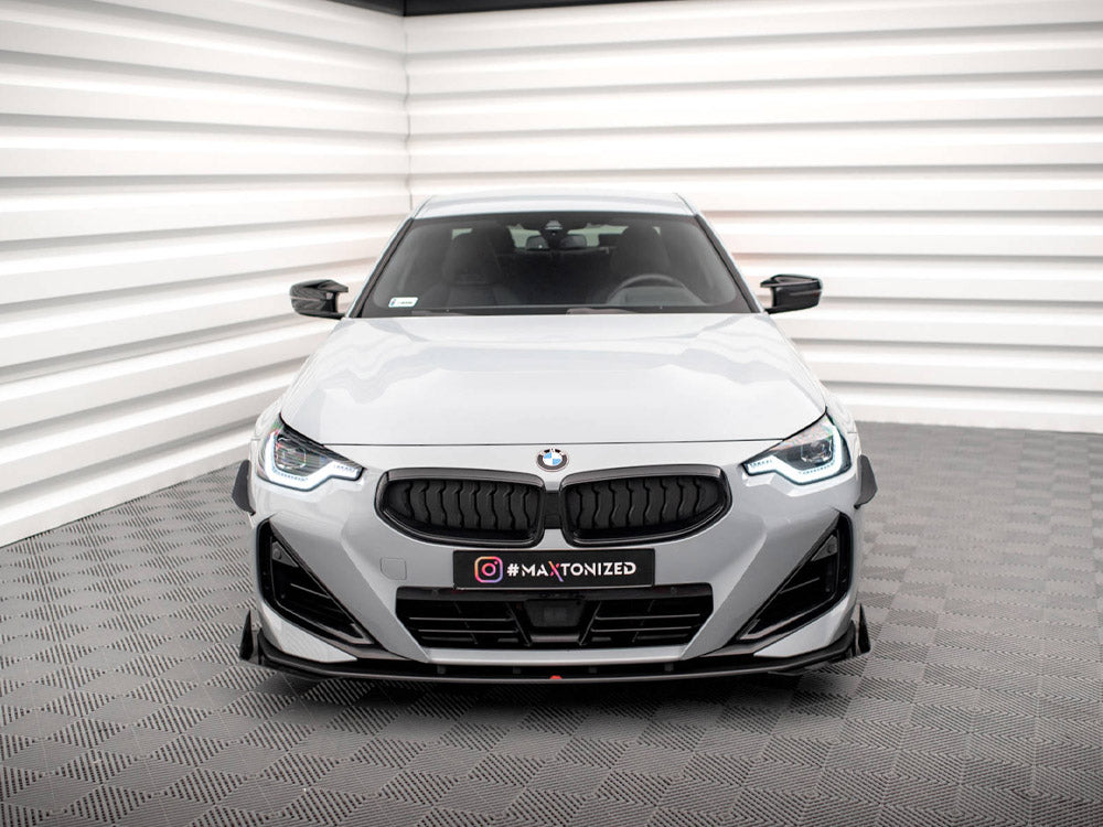 Maxton Design Street PRO Front Splitter + Flaps BMW 2 Coupe M-Pack / M240i G42 - BM242MPACKCNC-FD1B+FSF1G - Image 3