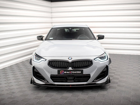 Maxton Design Street PRO Front Splitter + Flaps BMW 2 Coupe M-Pack / M240i G42 - BM242MPACKCNC-FD1B+FSF1G - Image 3