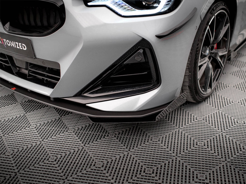 Maxton Design Street PRO Front Splitter + Flaps BMW 2 Coupe M-Pack / M240i G42 - BM242MPACKCNC-FD1B+FSF1G - Image 4