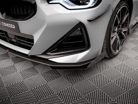 Maxton Design Street PRO Front Splitter + Flaps BMW 2 Coupe M-Pack / M240i G42 - BM242MPACKCNC-FD1B+FSF1G - Image 4