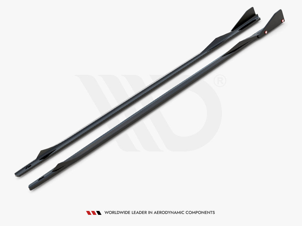 Maxton Design Side Skirts Diffusers V.2 + Flaps BMW 2 Coupe M-Pack / M240i G42 - BM-2-42-MPACK-SD2G+SF1B - Image 5