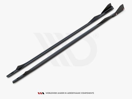 Maxton Design Side Skirts Diffusers V.2 + Flaps BMW 2 Coupe M-Pack / M240i G42 - BM-2-42-MPACK-SD2G+SF1B - Image 5
