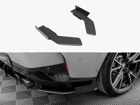 Maxton Design Street Pro Rear Side Splitters + Flaps BMW 2 Coupe M240i G42 - BM242MCNC-RSD1B+RSF1G - Image 1