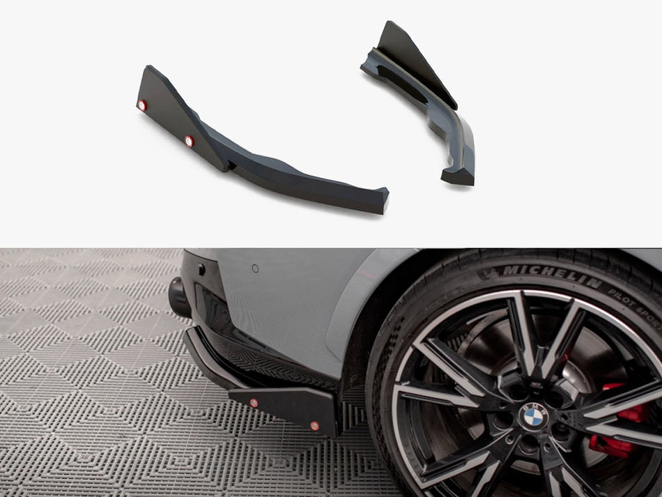 Maxton Design Rear Side Splitters V.2 + Flaps BMW 2 Coupe M240i G42 - BM-2-42-M-RSD2G+RSF1B - Image 1