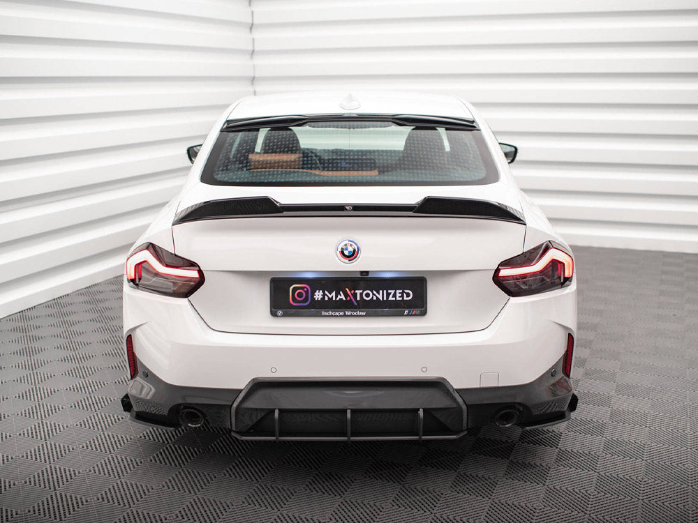 Maxton Design Street Pro Rear Side Splitters + Flaps BMW 2 Coupe M-Pack G42 - BM242MPACKCNC-RSD1B+RSF1G - Image 2