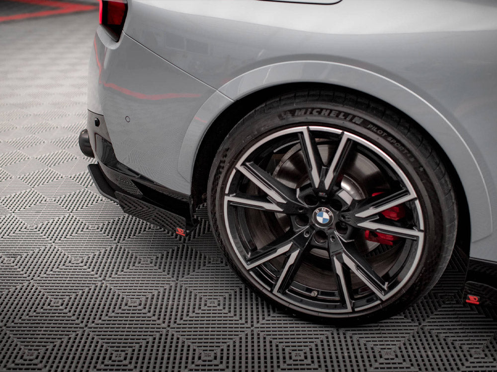 Maxton Design Street Pro Rear Side Splitters + Flaps BMW 2 Coupe M240i G42 - BM242MCNC-RSD1B+RSF1G - Image 4