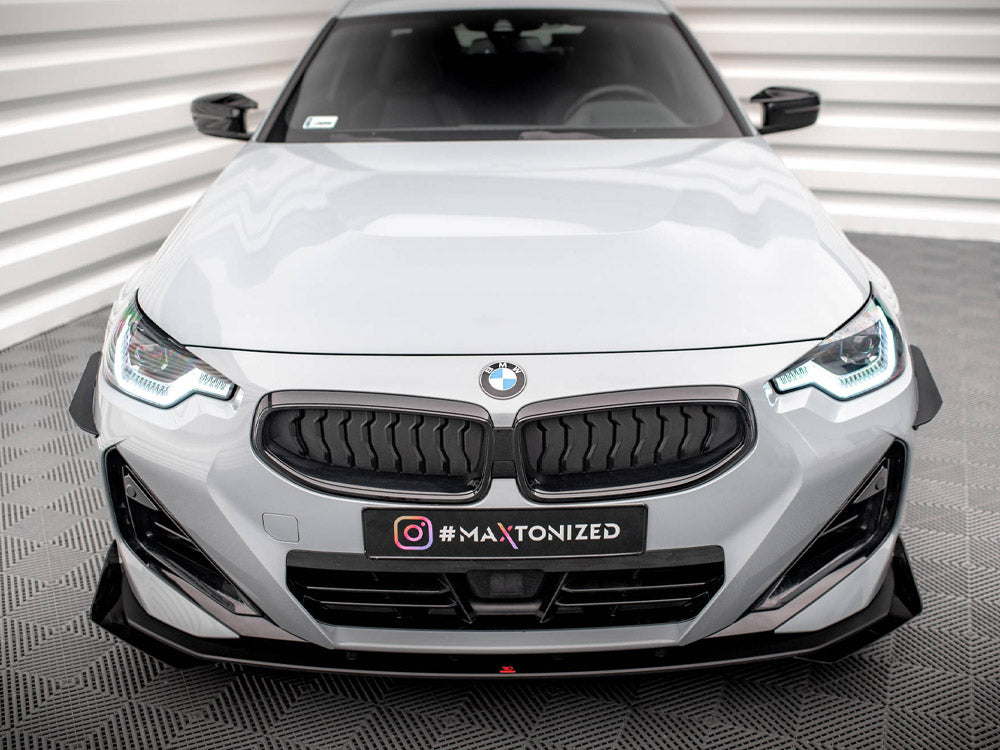Maxton Design Front Bumper Wings (Canards) BMW 2 Coupe M-Pack / M240i G42 - BM-2-42-MPACK-CAN1 - Image 2
