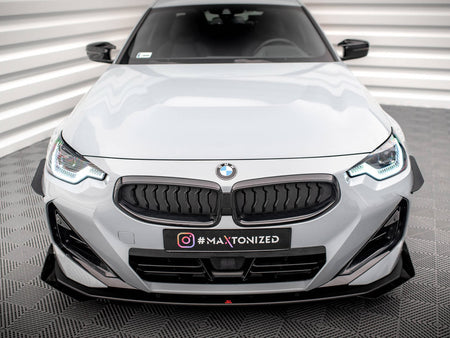 Maxton Design Front Bumper Wings (Canards) BMW 2 Coupe M-Pack / M240i G42 - BM-2-42-MPACK-CAN1 - Image 2