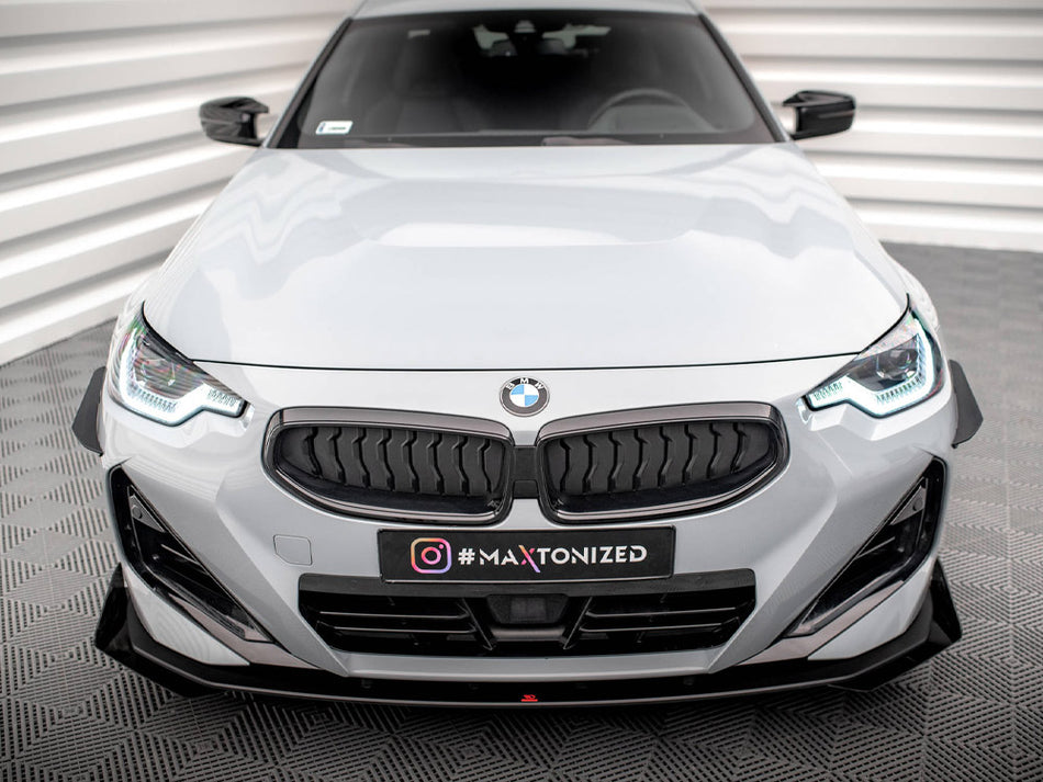 Maxton Design Front Bumper Wings (Canards) BMW 2 Coupe M-Pack / M240i G42 - BM-2-42-MPACK-CAN1 - Image 2