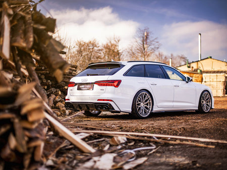 Maxton Design Rear Valance + Exhaust Ends Imitation Audi A6 S-Line / S6 C8 / C8 Facelift - AU-A6-C8-SLINE-RS1+RS1R+ - Image 6