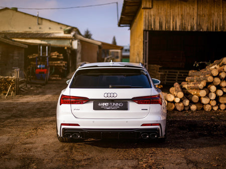 Maxton Design Rear Valance + Exhaust Ends Imitation Audi A6 S-Line / S6 C8 / C8 Facelift - AU-A6-C8-SLINE-RS1+RS1R+ - Image 7