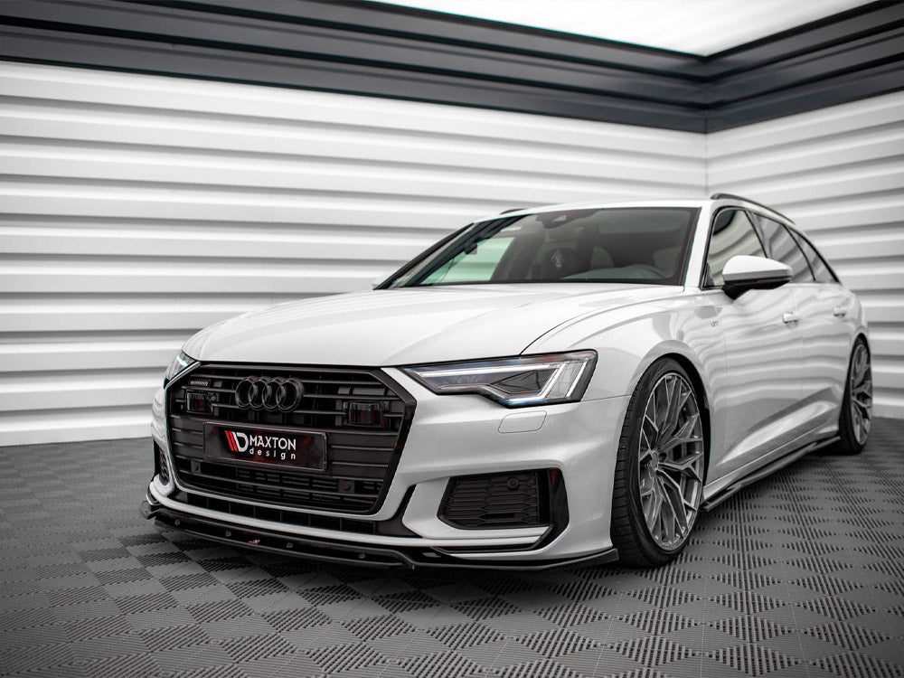Maxton Design Front Splitter V.3 Audi A6 S-Line / S6 C8 / C8 Facelift - AU-A6-C8-SLINE-FD1G+FD1RG - Image 2