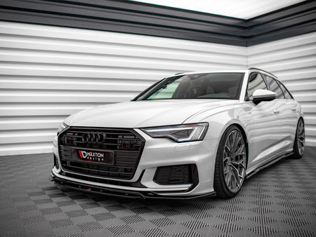 Maxton Design Front Splitter V.3 Audi A6 S-Line / S6 C8 / C8 Facelift - AU-A6-C8-SLINE-FD1G+FD1RG - Image 2