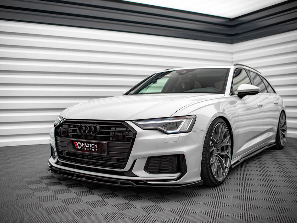 Maxton Design Front Splitter V.3 Audi A6 S-Line / S6 C8 / C8 Facelift - AU-A6-C8-SLINE-FD1G+FD1RG - Image 2