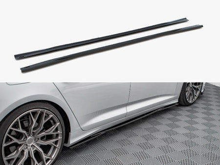 Maxton Design Side Skirt Diffusers Audi A6 S-Line / S6 C8 / C8 Facelift - AU-A6-C8-SLINE-SD1G - Image 1