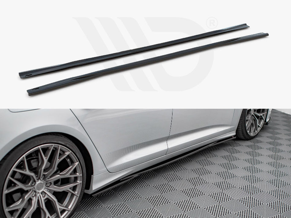 MAXTON DESIGN Side Skirt Diffusers Audi A6 S-Line / S6 C8