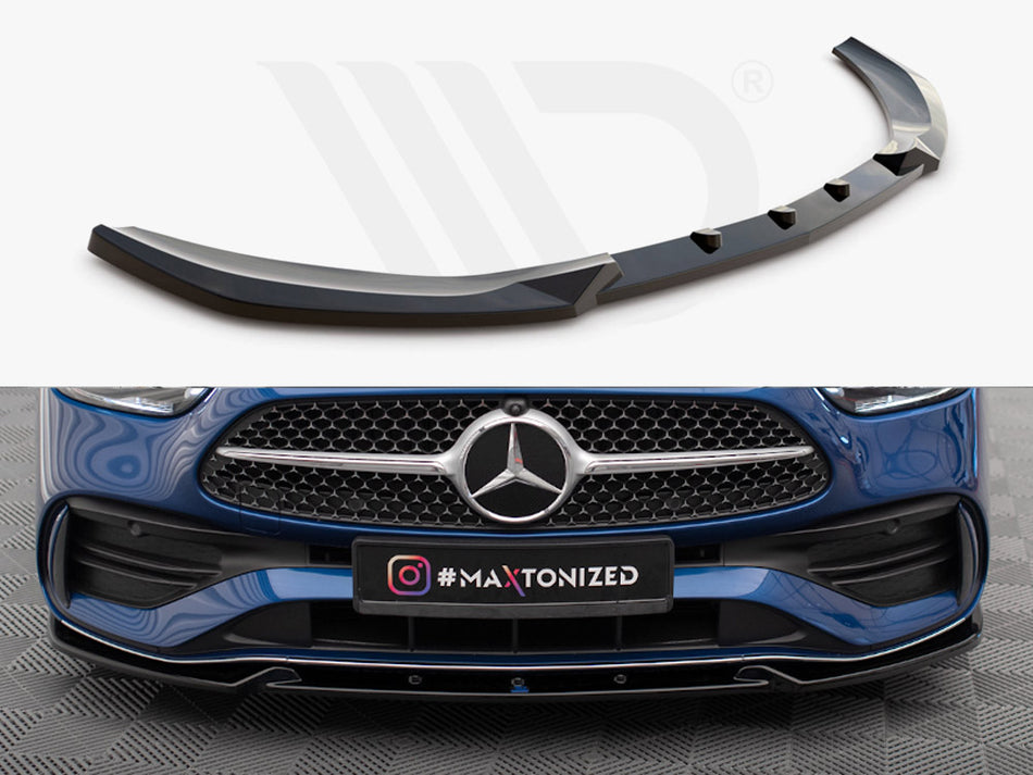 MAXTON DESIGN Front Splitter V.1 Mercedes-Benz C AMG-Line / 43 AMG W206