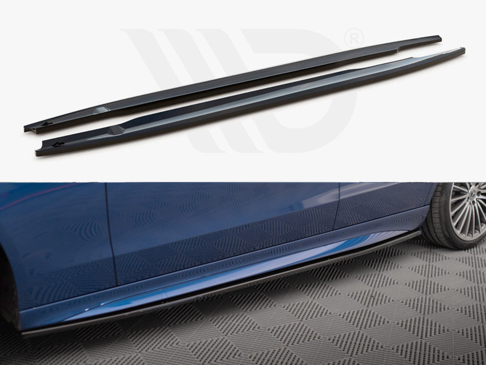 SIDE SKIRTS DIFFUSERS MERCEDES C AMG-LINE W206