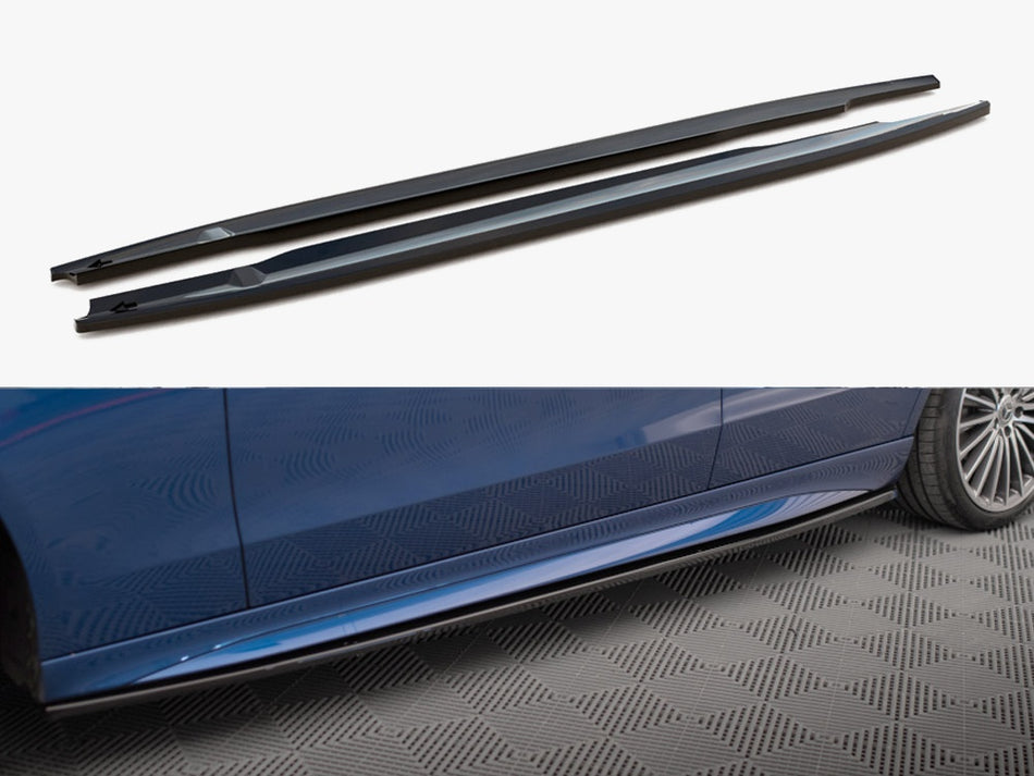 Maxton Design Side Skirts Diffusers Mercedes-Benz C AMG-Line / 43 AMG W206 - ME-C-206-AMGLINE-K-SD1G - Image 1