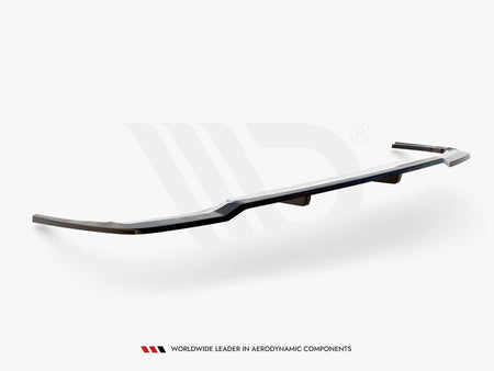Maxton Design Central Rear Splitter (Vertical Bars) Audi A4 S-Line B9 Facelift - AU-A4-B9F-SLINE-RD1G+RD2G - Image 6