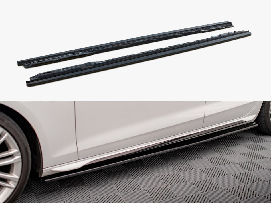 Maxton Design Side Skirts Diffusers Audi S4 / A4 S-Line / A4 Competiton B9 - AU-A4-B9-SLINE-SD1G - Image 1