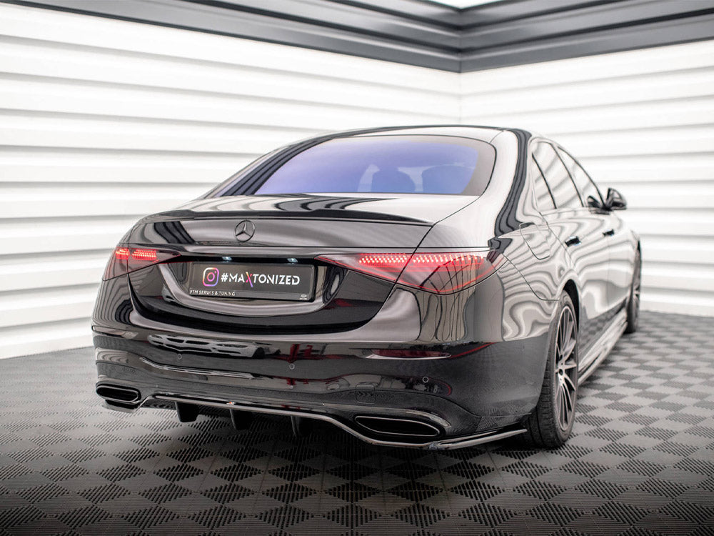 Maxton Design Rear Splitter (Vertical Bars) Mercedes S AMG-Line W223 - ME-S-223-AMGLINE-RD1G+RD2G - Image 2