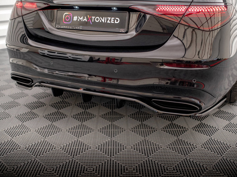 Maxton Design Rear Splitter (Vertical Bars) Mercedes S AMG-Line W223 - ME-S-223-AMGLINE-RD1G+RD2G - Image 3
