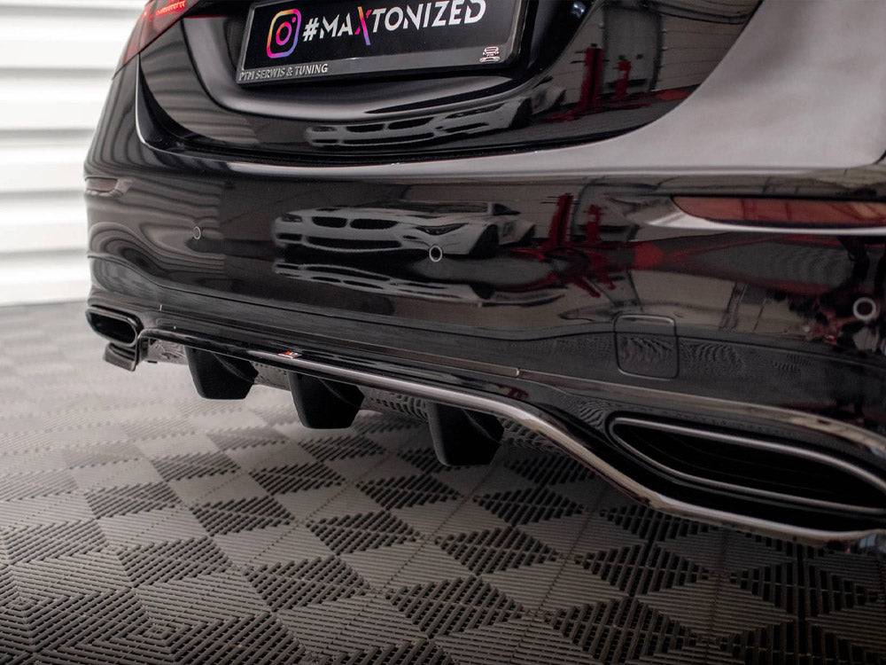 Maxton Design Rear Splitter (Vertical Bars) Mercedes S AMG-Line W223 - ME-S-223-AMGLINE-RD1G+RD2G - Image 4