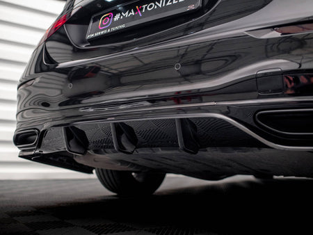 Maxton Design Rear Splitter (Vertical Bars) Mercedes S AMG-Line W223 - ME-S-223-AMGLINE-RD1G+RD2G - Image 5