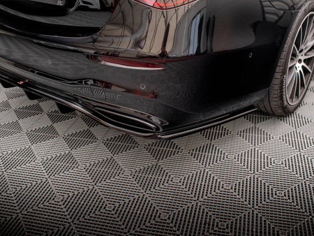 Maxton Design Rear Splitter (Vertical Bars) Mercedes S AMG-Line W223 - ME-S-223-AMGLINE-RD1G+RD2G - Image 6