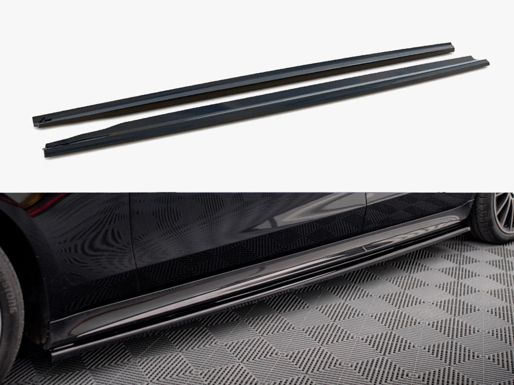 Maxton Design Side Skirts Diffusers Mercedes S Long AMG-Line V223 - ME-S-223-AMGLINE-SD1G - Image 1