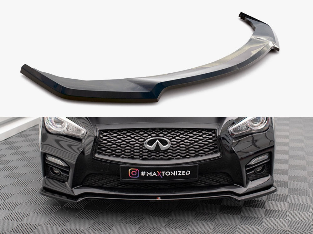 Maxton Design Front Splitter V.1 Infiniti Q50 S Mk1 - IN-Q50S-1-FD1G - Image 1