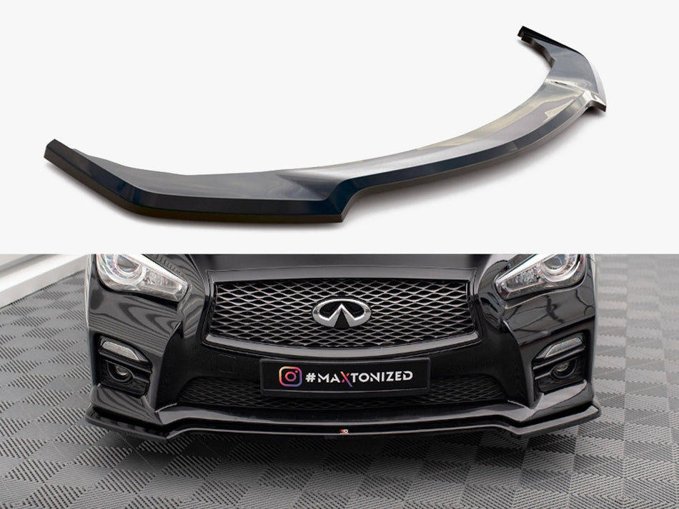 Maxton Design Front Splitter V.1 Infiniti Q50 S Mk1 - IN-Q50S-1-FD1G - Image 1