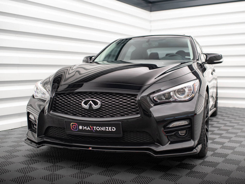 Maxton Design Front Splitter V.1 Infiniti Q50 S Mk1 - IN-Q50S-1-FD1G - Image 2
