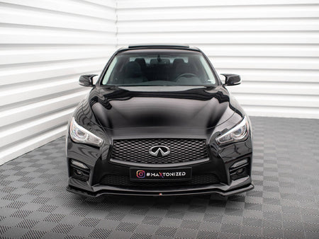 Maxton Design Front Splitter V.1 Infiniti Q50 S Mk1 - IN-Q50S-1-FD1G - Image 3