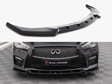 Maxton Design Front Splitter V.2 Infiniti Q50 S Mk1 - IN-Q50S-1-FD2G - Image 1