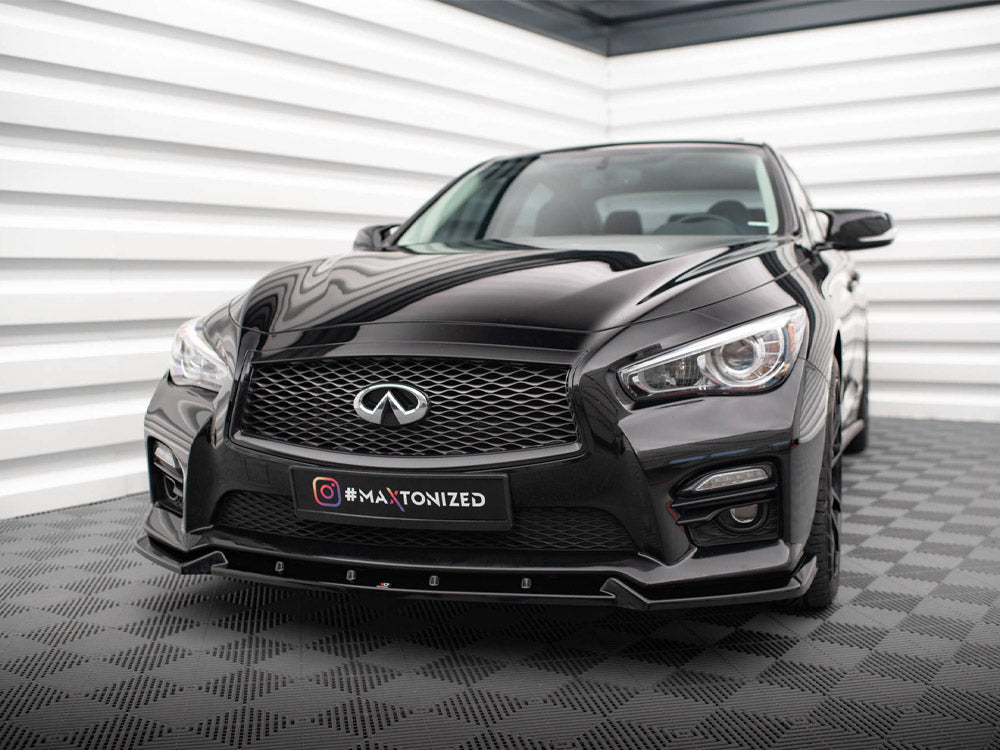 Maxton Design Front Splitter V.2 Infiniti Q50 S Mk1 - IN-Q50S-1-FD2G - Image 2