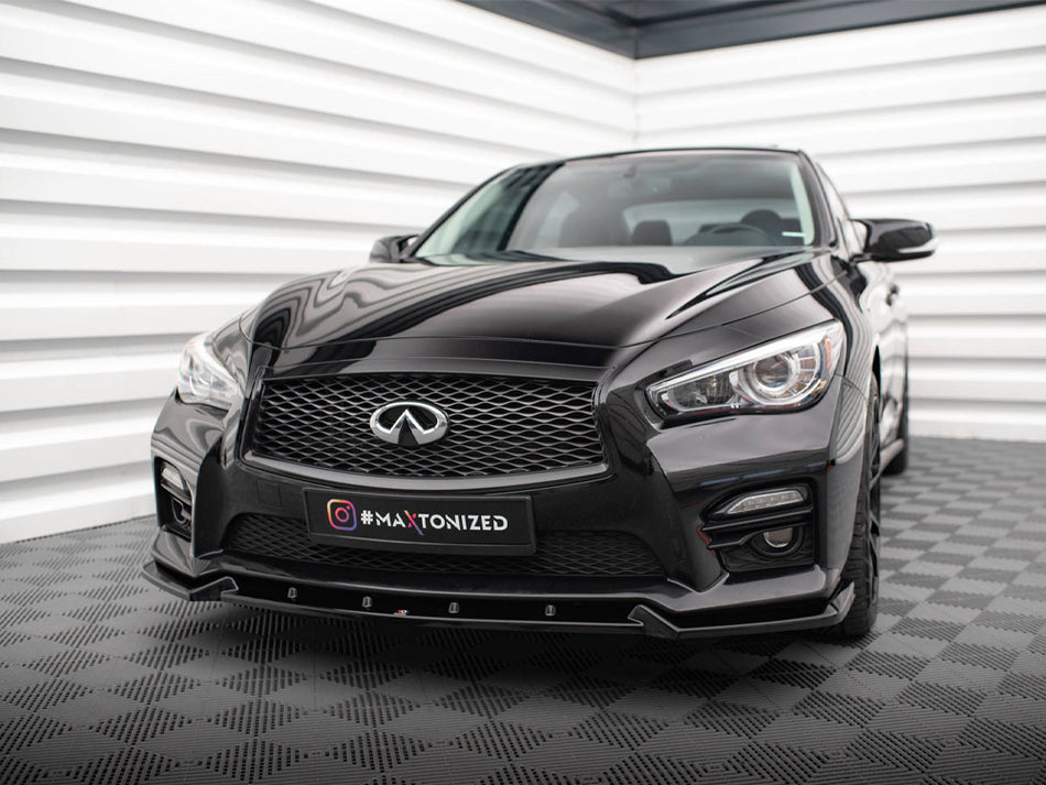 Maxton Design Front Splitter V.2 Infiniti Q50 S Mk1 - IN-Q50S-1-FD2G - Image 2