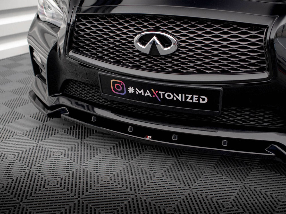 Maxton Design Front Splitter V.2 Infiniti Q50 S Mk1 - IN-Q50S-1-FD2G - Image 4