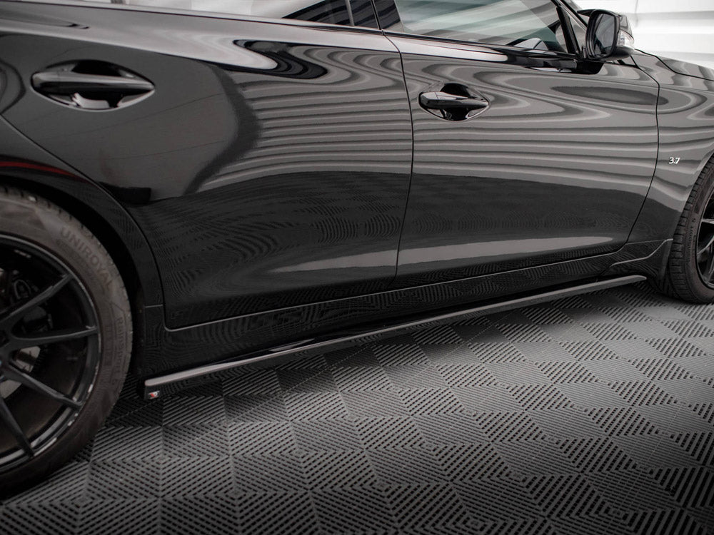 Maxton Design Side Skirts Diffusers Infiniti Q50 S Mk1 - IN-Q50S-1-SD1G - Image 4