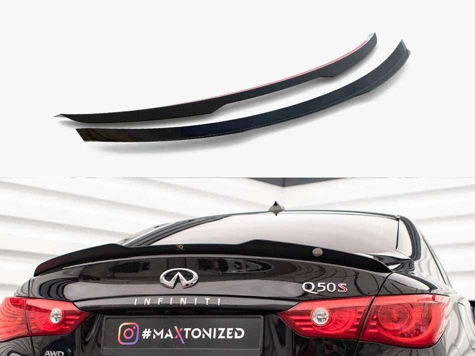 Maxton Design Spoiler CAP Infiniti Q50 S Mk1 - IN-Q50S-1-CAP1G - Image 1